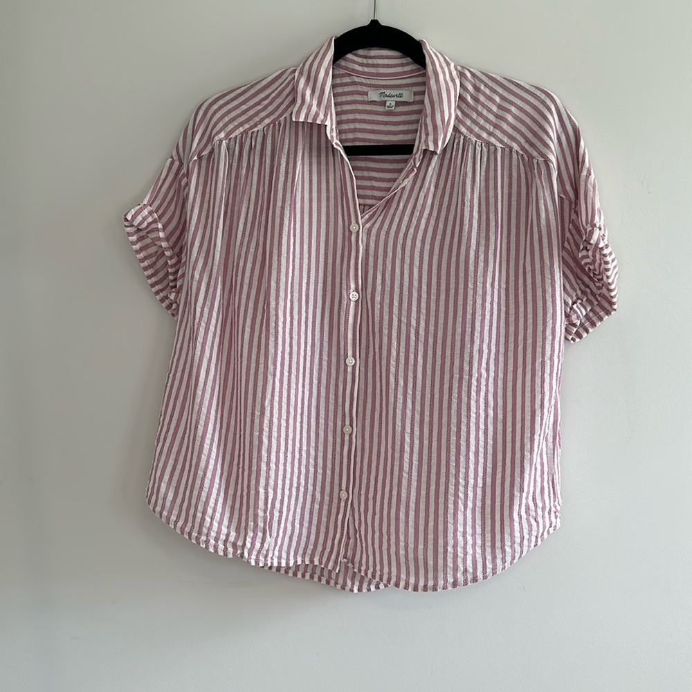 Madewell Crop Shirt